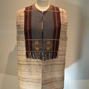 Safekeeper Seattle Vintage Handmade Long Open Vest Interior Secure Pockets - Med